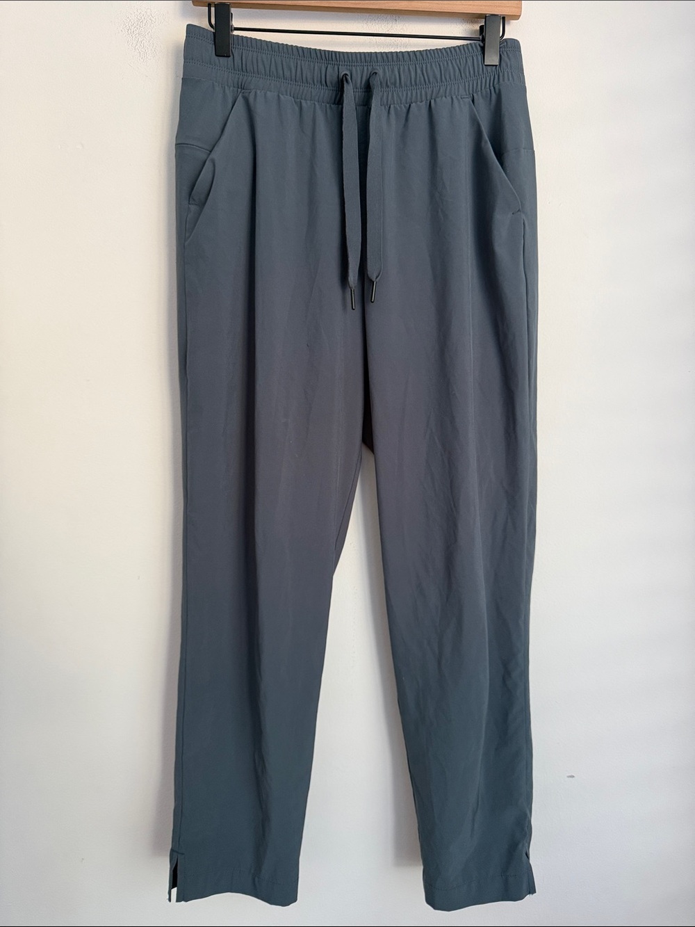 Free Fly Women's M Breeze Drift Pants Cropped High Rise Blue Stretch
